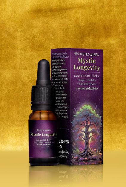 mystic longevity mystic green chaga shiitake konopie siewne cbd